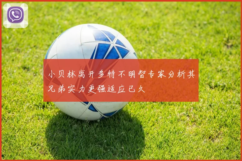 小贝林离开多特不明智专家分析其兄弟实力更强适应已久